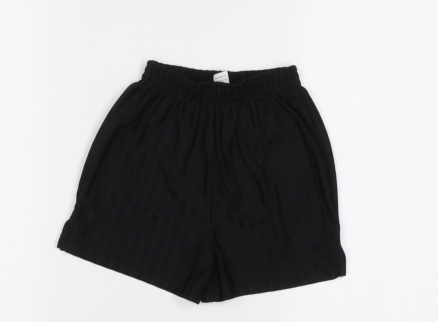 TU Boys Black Striped  Sweat Shorts Size 4 Years