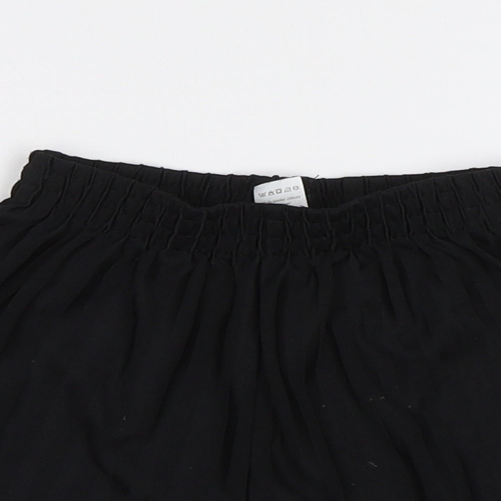 TU Boys Black Striped  Sweat Shorts Size 4 Years