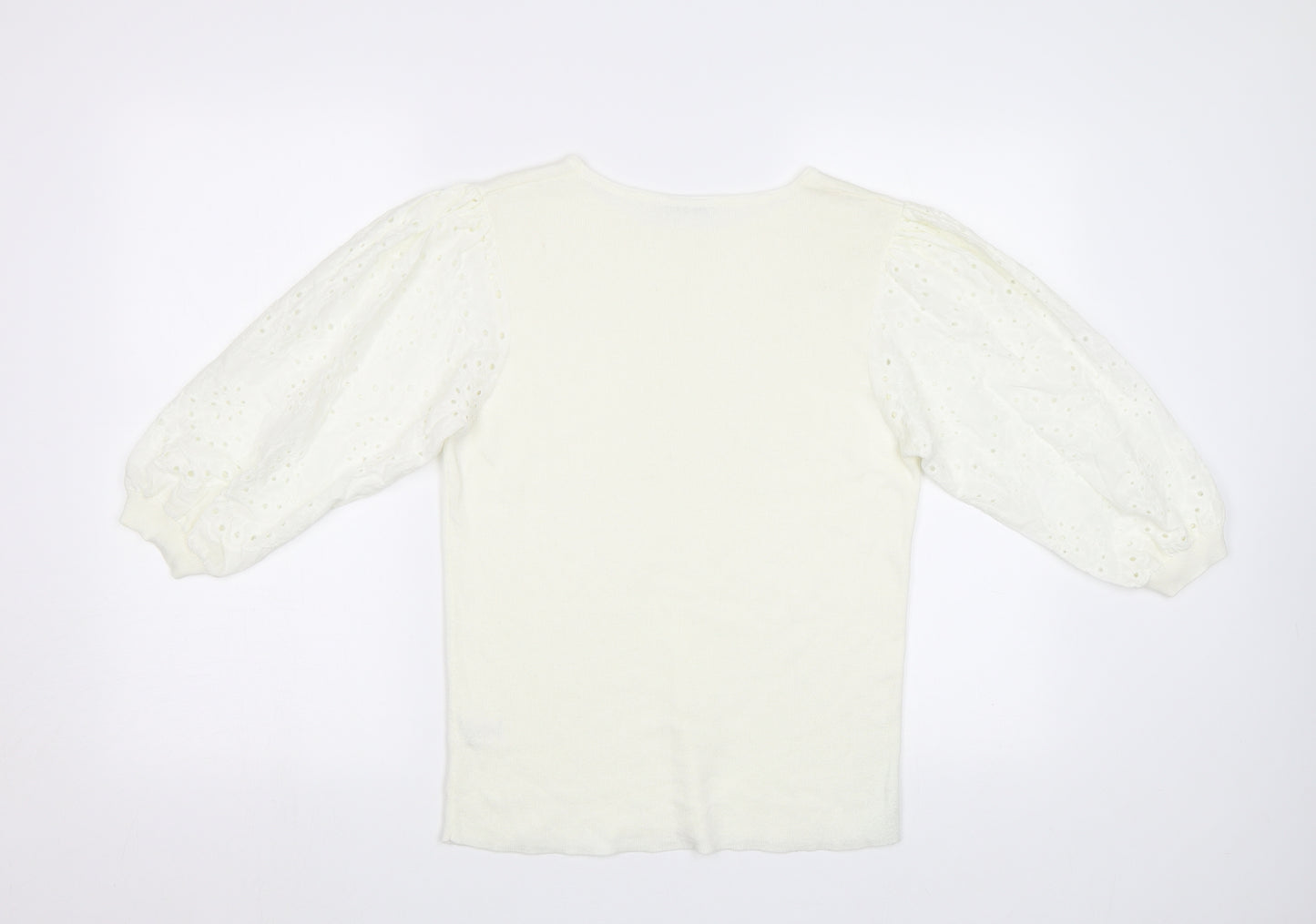 TU Womens White   Pullover Jumper Size 12