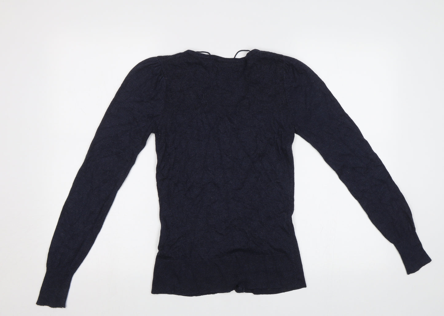 Yessica Womens Blue  Knit Cardigan Jumper Size XS