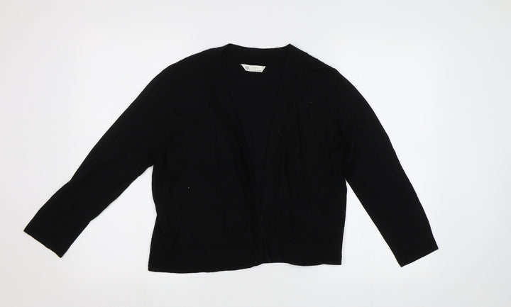 BHS Womens Black   Cardigan Jumper Size 14