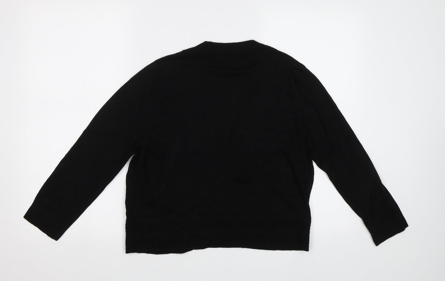 BHS Womens Black   Cardigan Jumper Size 14