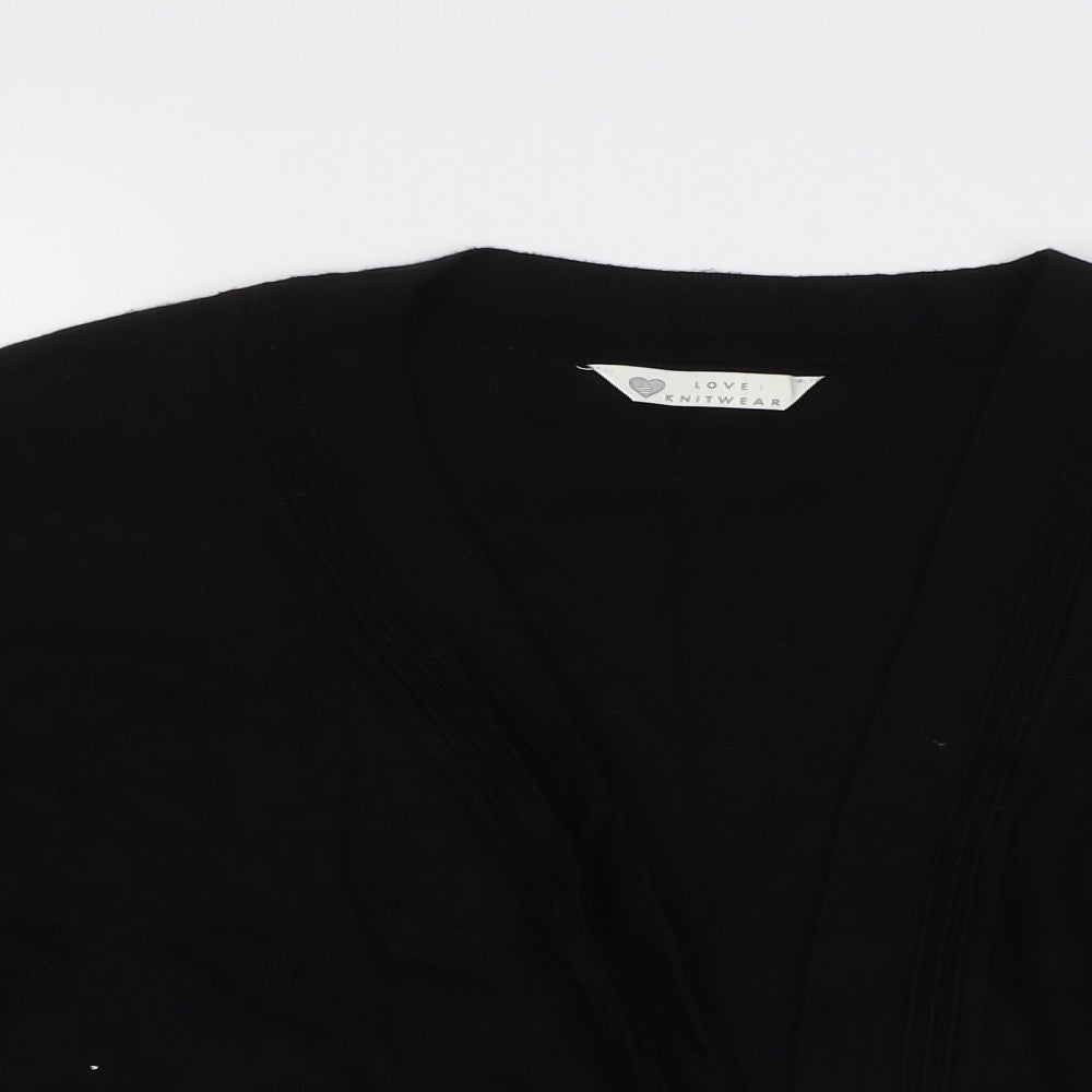 BHS Womens Black   Cardigan Jumper Size 14