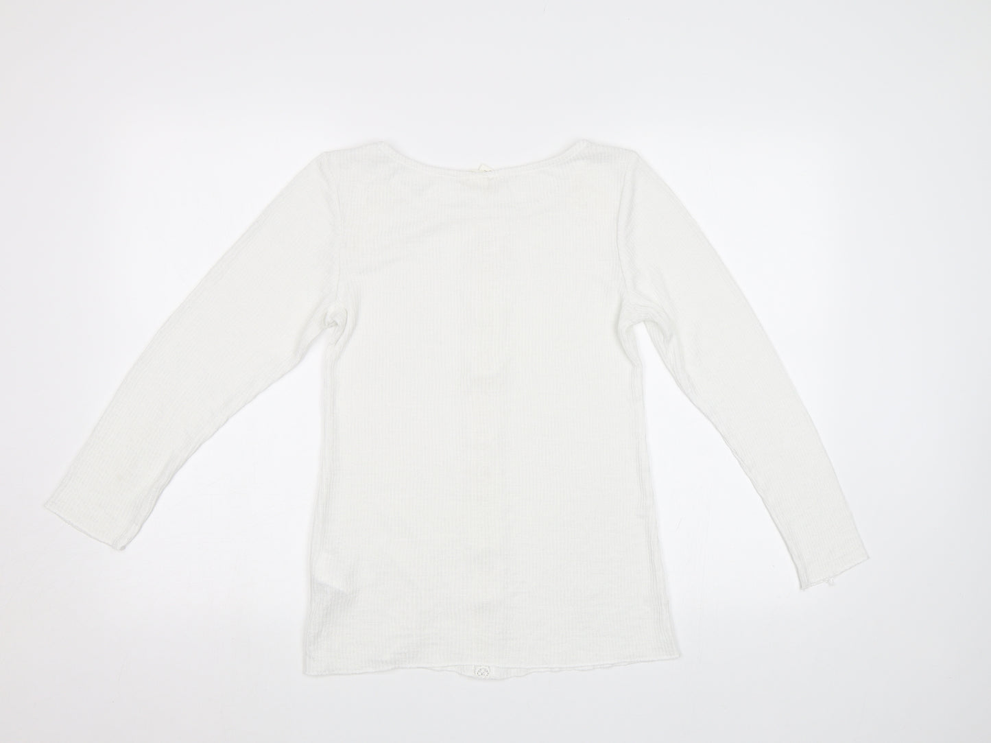 H&M Womens White   Basic Blouse Size S