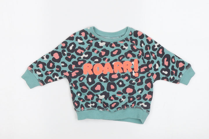 NEXT Baby Green Animal Print Basic Casual Size 3-6 Months - Roarr