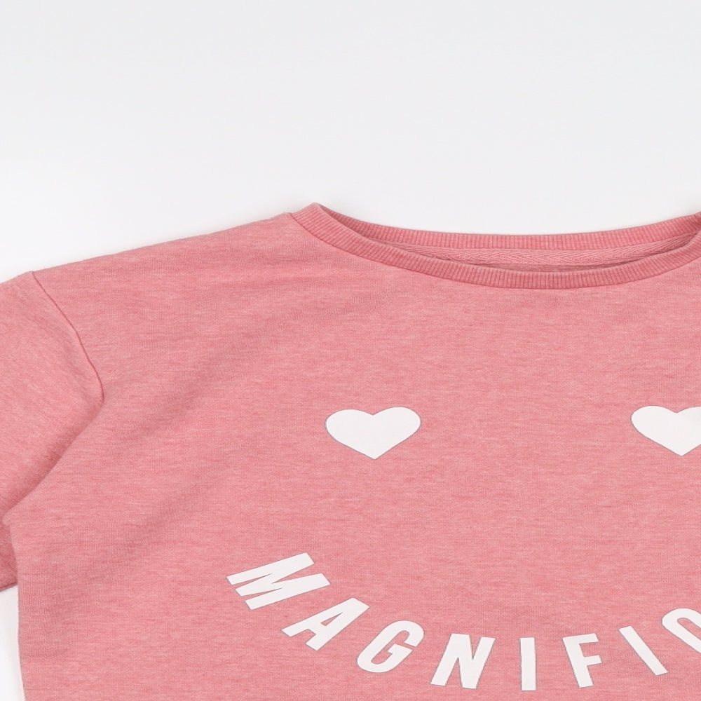 Primark Girls Pink   Pullover Sweatshirt Size 12 Years