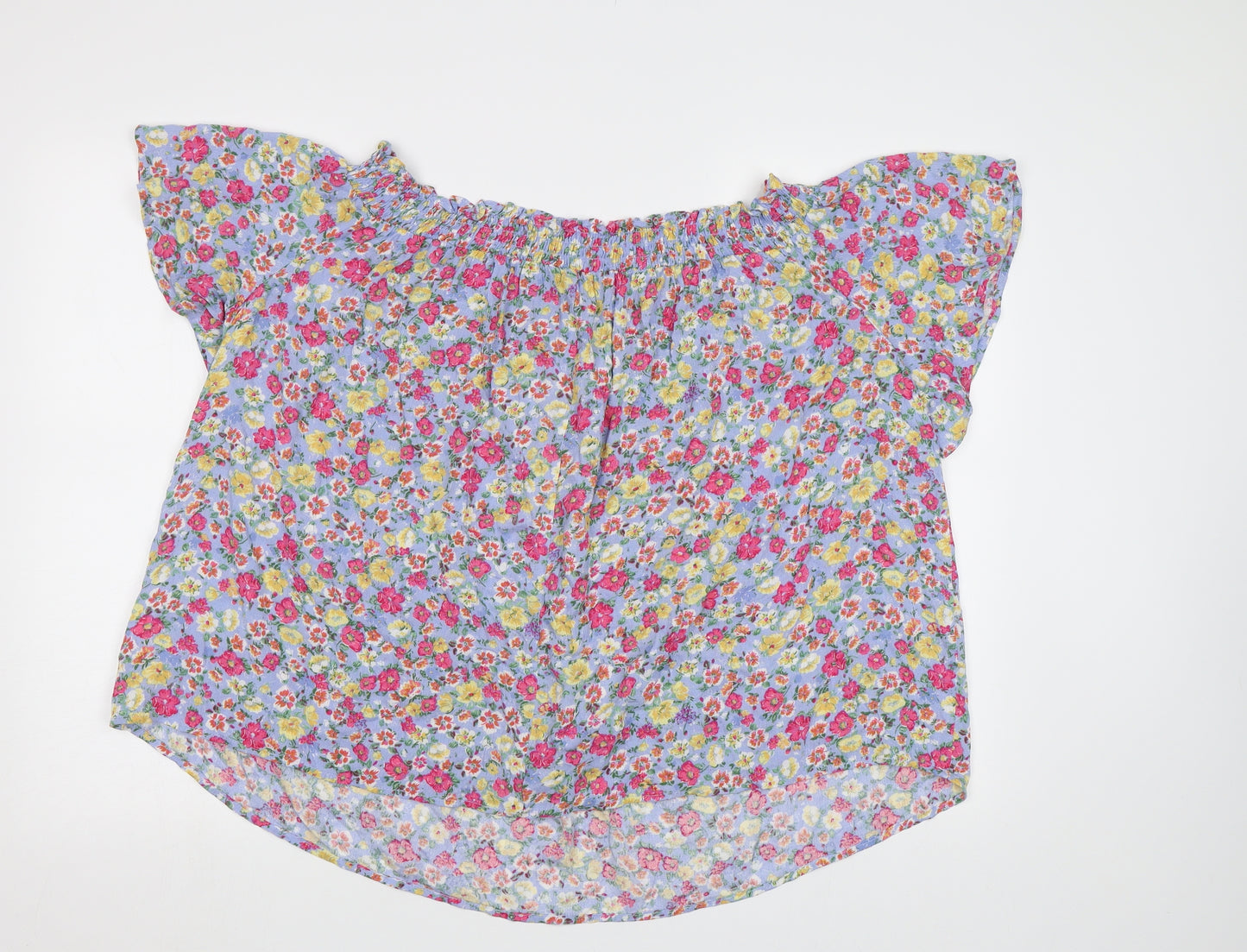 New Look Womens Multicoloured Floral  Basic Blouse Size 26