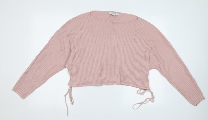 FOREVER 21 Womens Pink Pullover Sweatshirt Size M