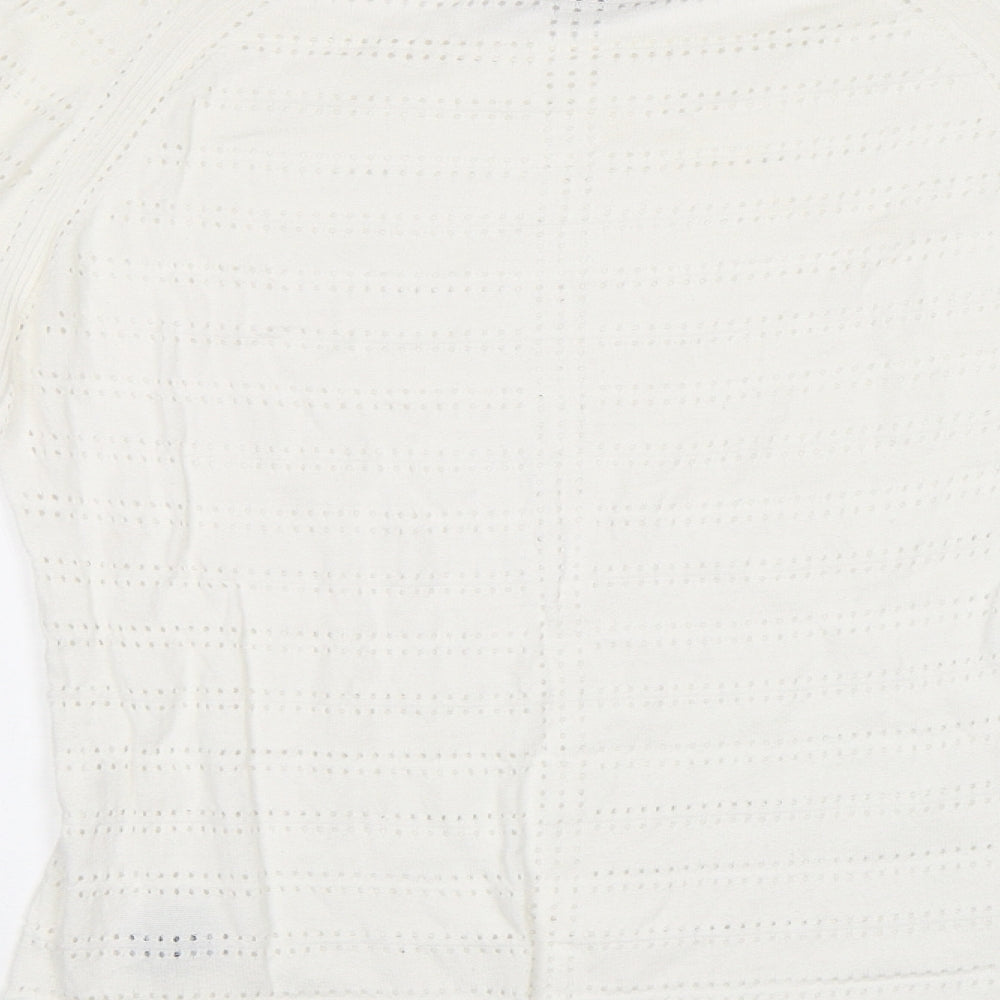 Crew Clothing Womens Ivory   Basic T-Shirt Size 8