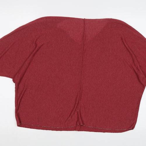 Preworn Womens Red   Basic Blouse Size XL