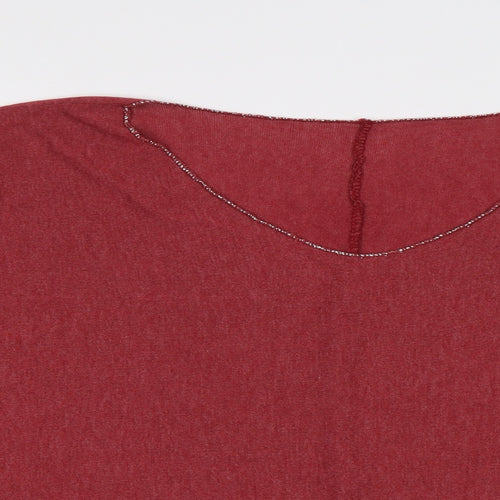 Preworn Womens Red   Basic Blouse Size XL