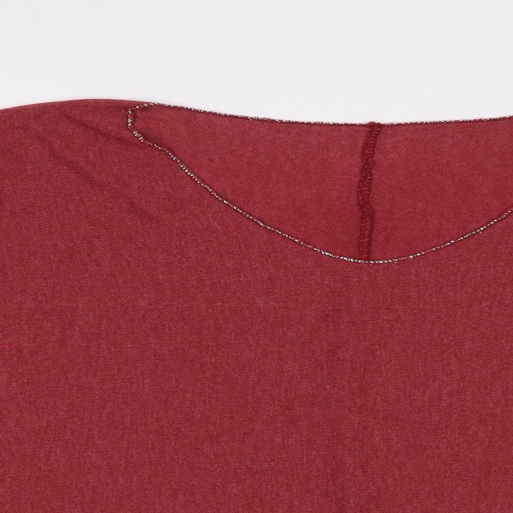 Preworn Womens Red   Basic Blouse Size XL