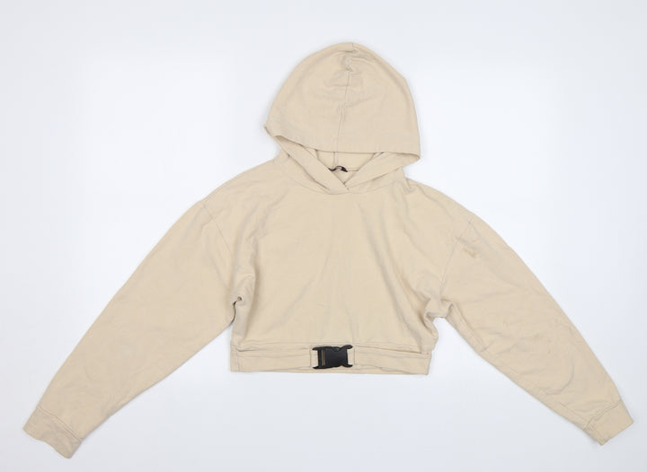 Candy Couture Girls Beige Pullover Hoodie Size 14 Years