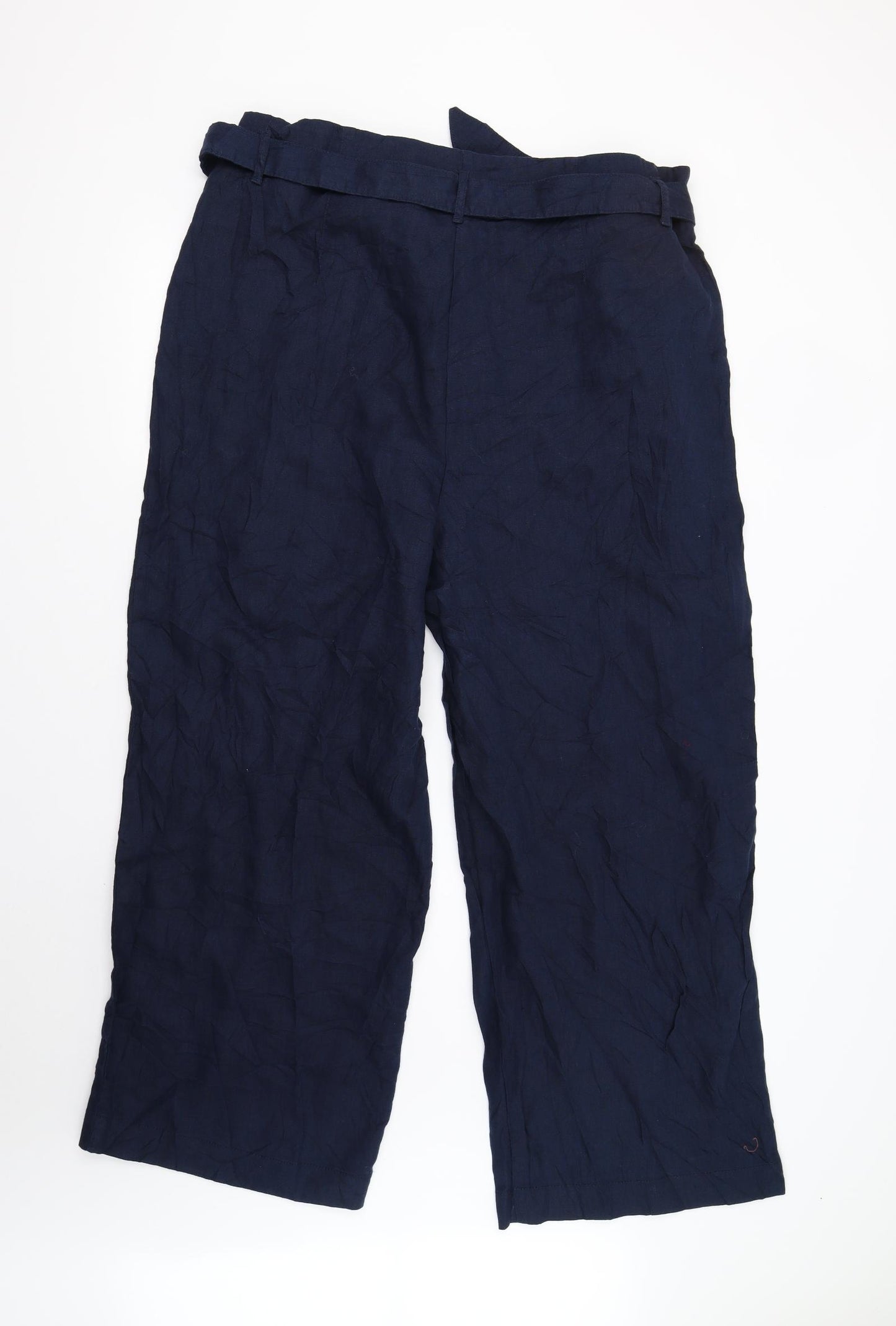 M&S Womens Blue   Trousers  Size 22 L28 in