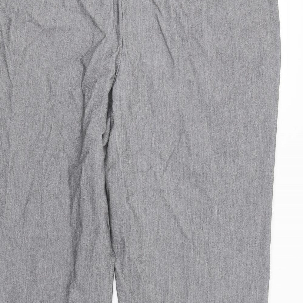 M&S Womens Grey   Trousers  Size 18 L31 in