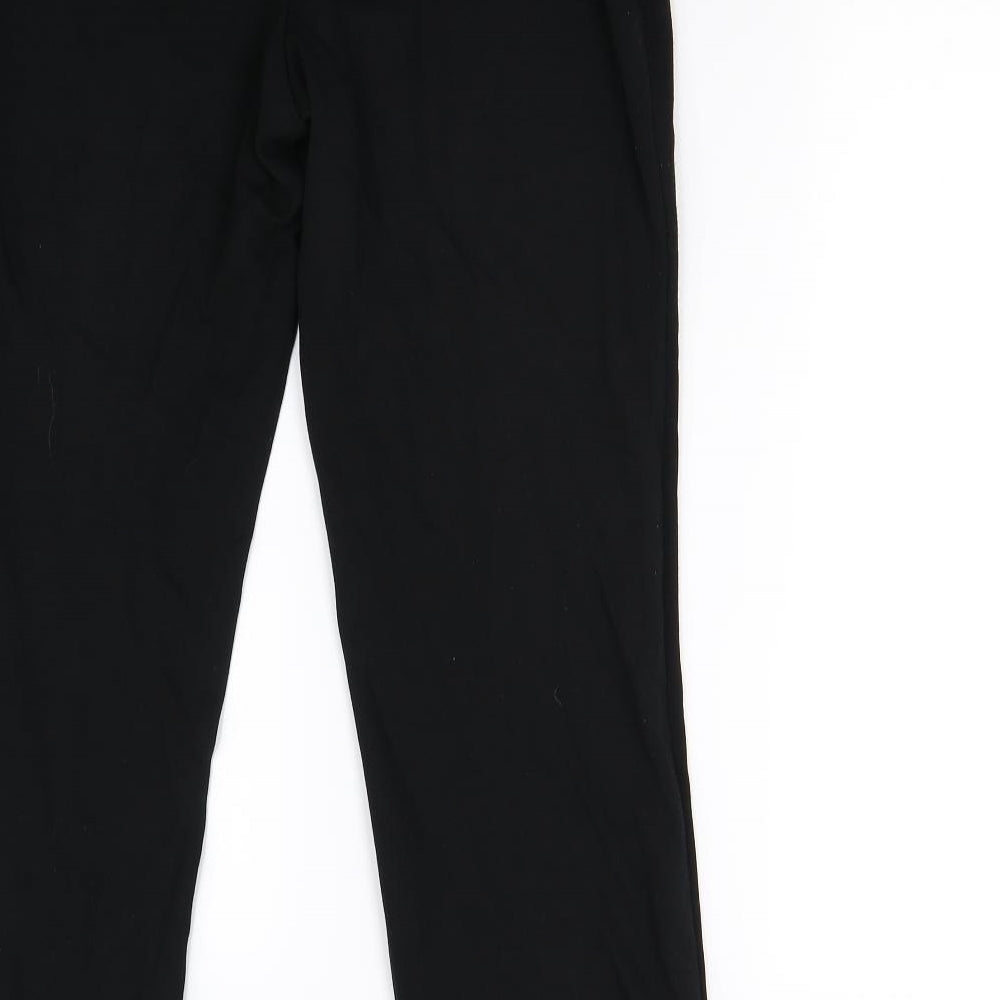 M&S Womens Black   Trousers  Size 14 L29 in