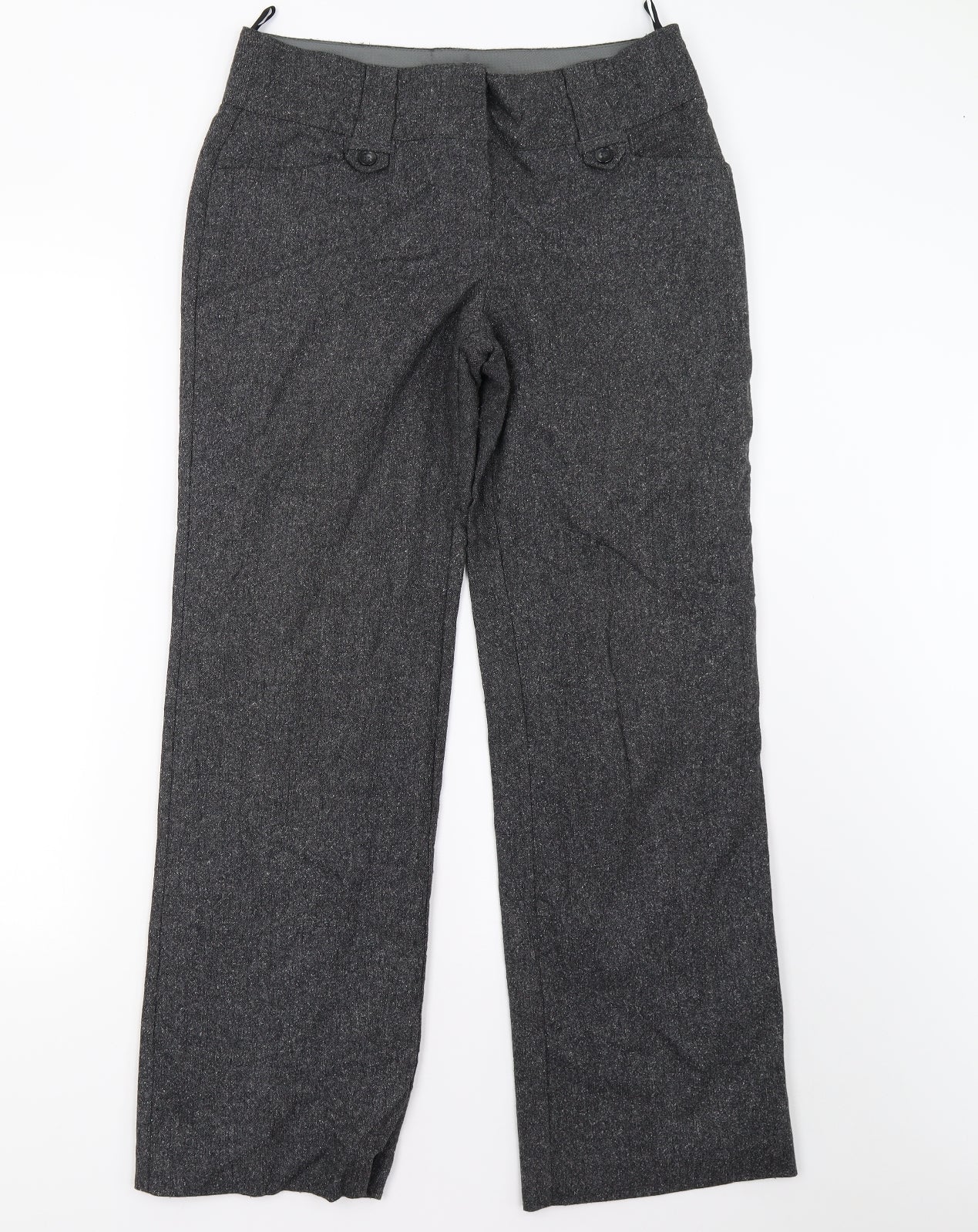 Monsoon Womens Grey   Trousers  Size 12 L29 in