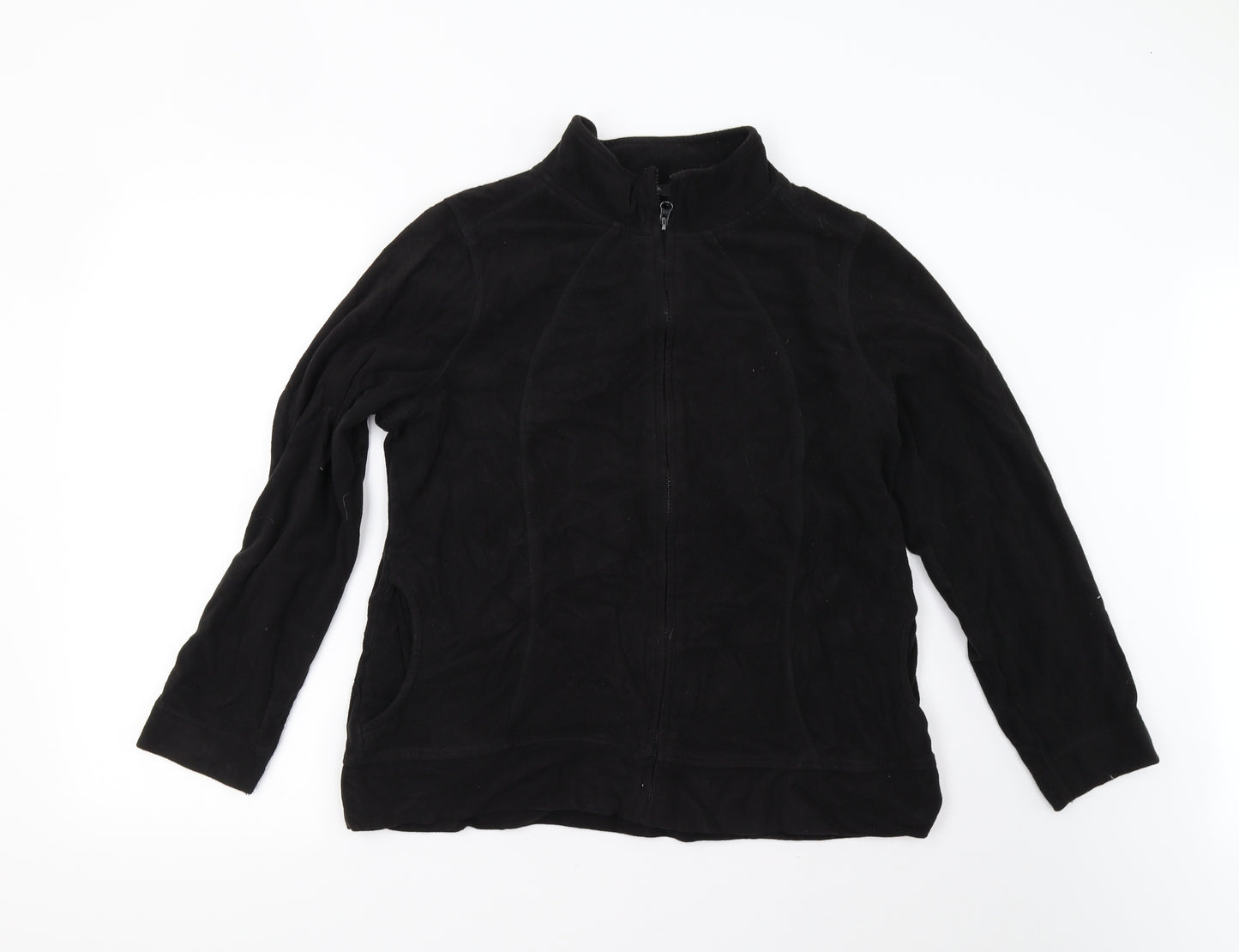George Womens Black  Fleece Jacket  Size M