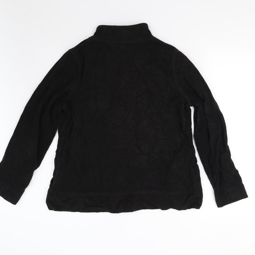 George Womens Black  Fleece Jacket  Size M