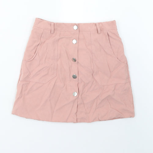 Preworn Womens Pink   Mini Skirt Size S