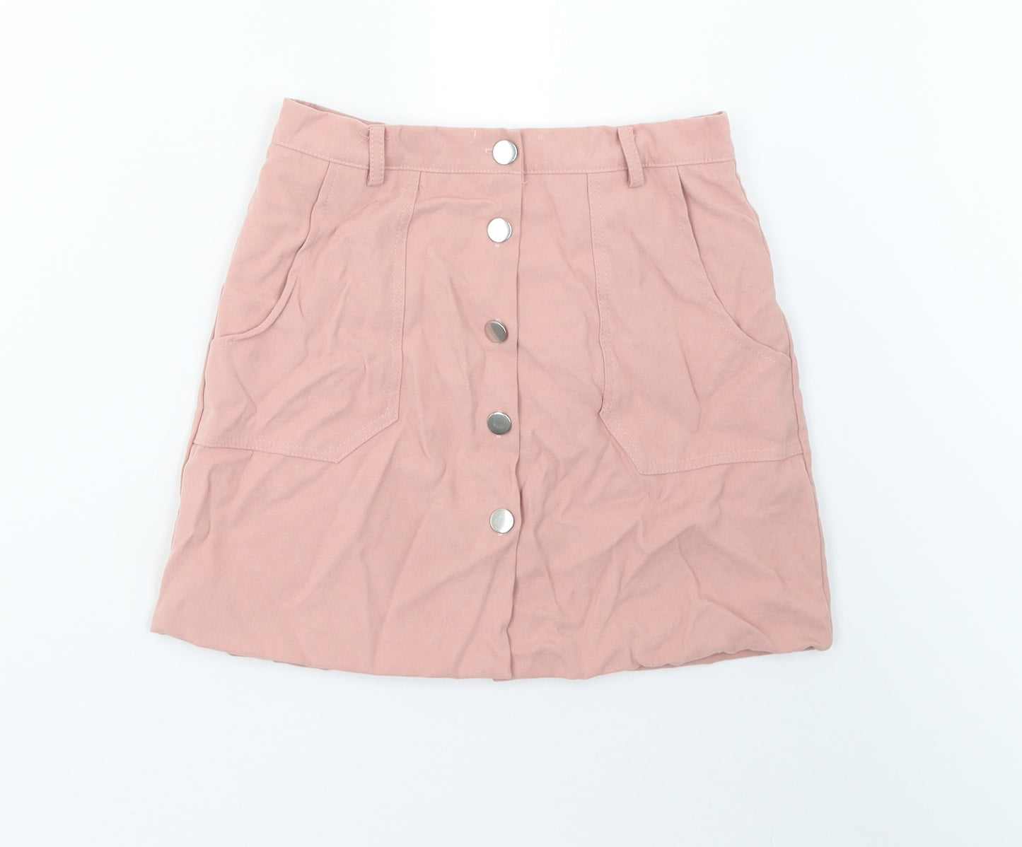 Preworn Womens Pink   Mini Skirt Size S