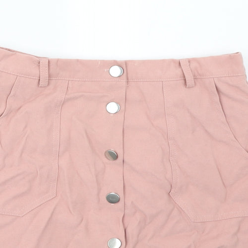 Preworn Womens Pink   Mini Skirt Size S