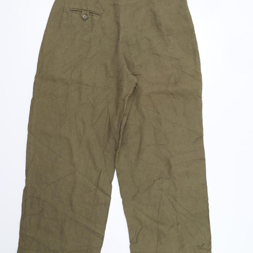 Toast Womens Green   Trousers  Size 16 L31 in