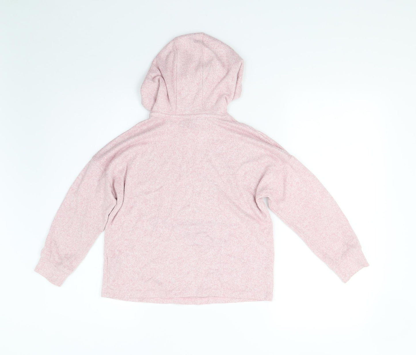 M&S Girls Pink   Pullover Hoodie Size 8-9 Years