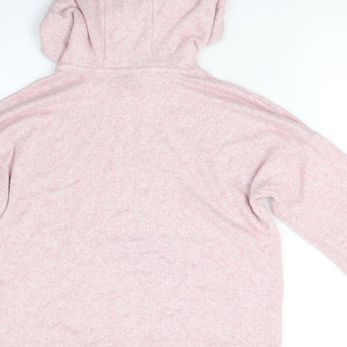 M&S Girls Pink   Pullover Hoodie Size 8-9 Years