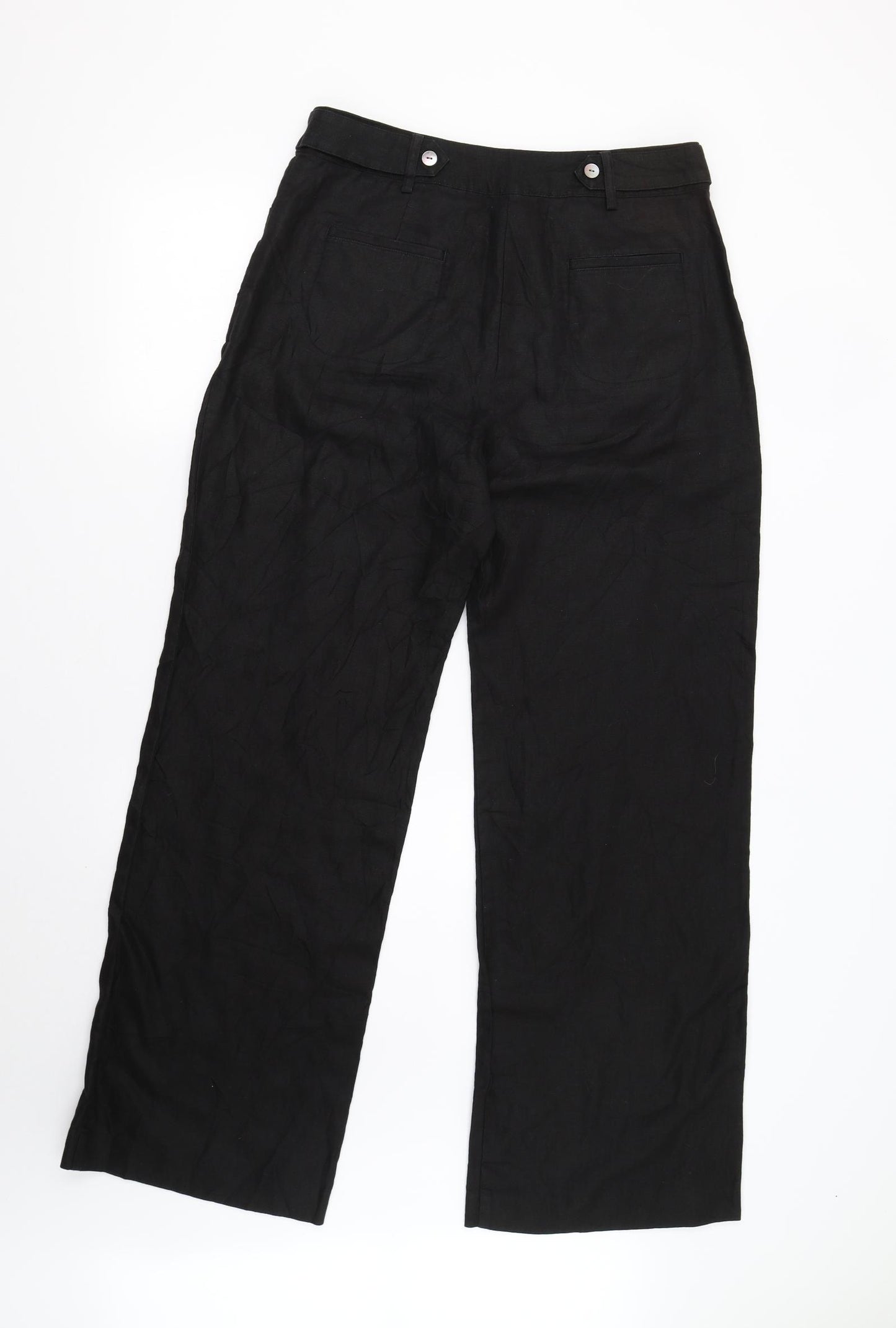 Paul Costelloe Womens Black   Trousers  Size 12 L31 in