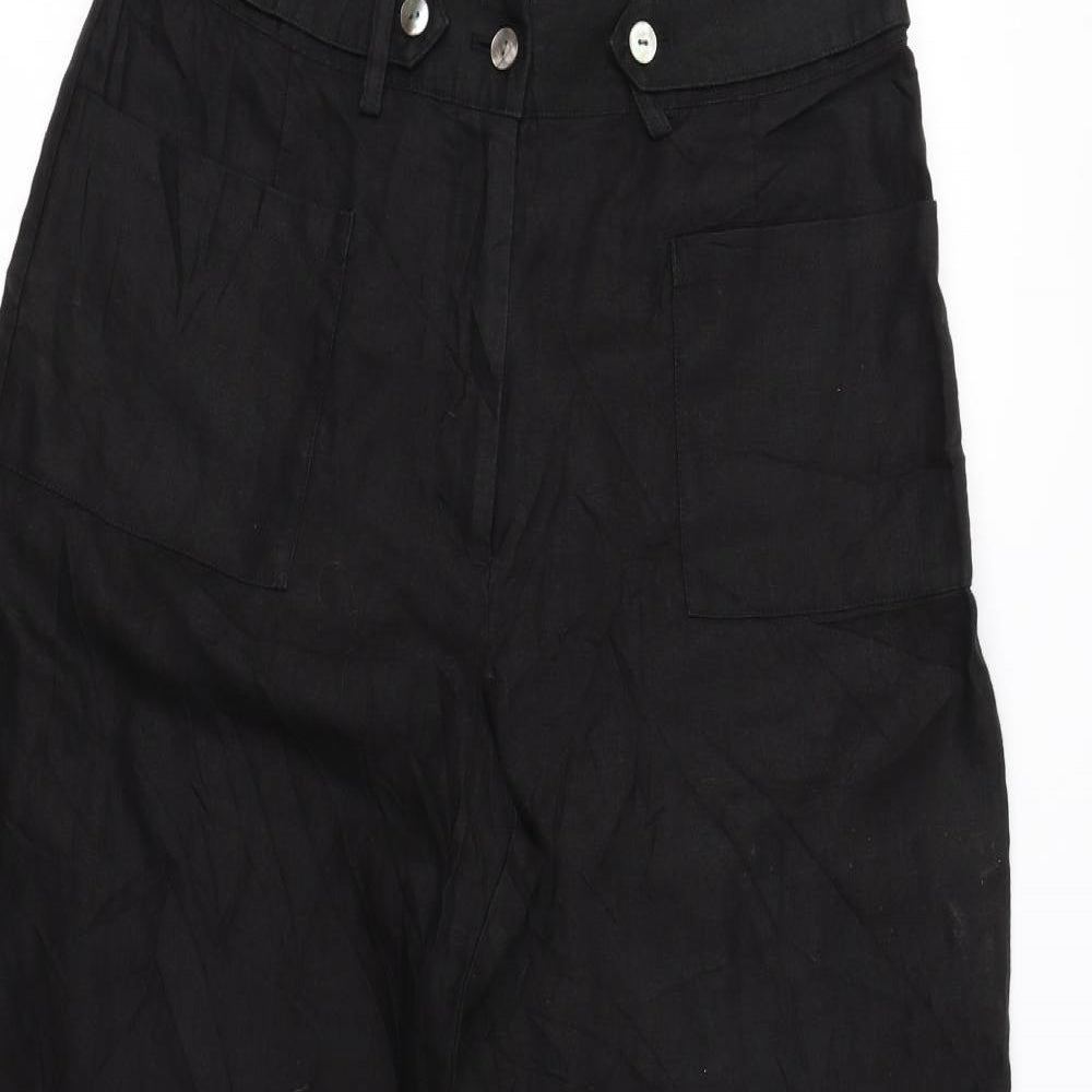Paul Costelloe Womens Black   Trousers  Size 12 L31 in