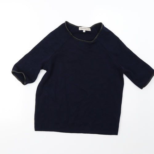M&S Womens Blue  Knit Pullover Jumper Size 10