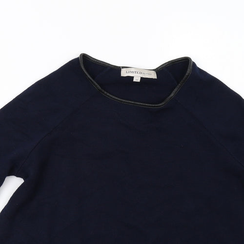M&S Womens Blue  Knit Pullover Jumper Size 10