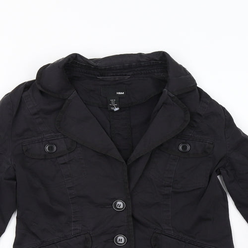 H&M Womens Black   Jacket  Size 10