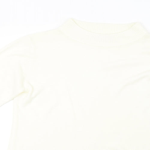 Damart Womens Ivory  Knit Pullover Jumper Size M