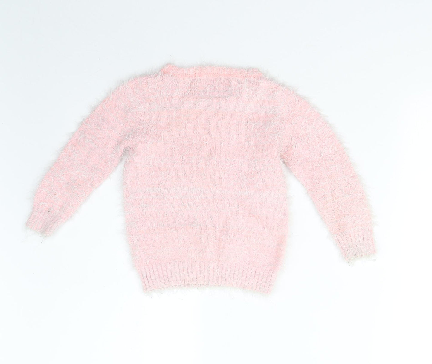 Primark Girls Pink  Knit Pullover Jumper Size 2-3 Years