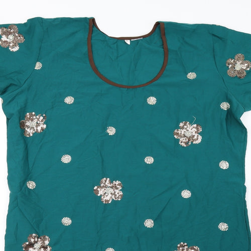 Preworn Womens Green   Slip Dress  Size 2XL