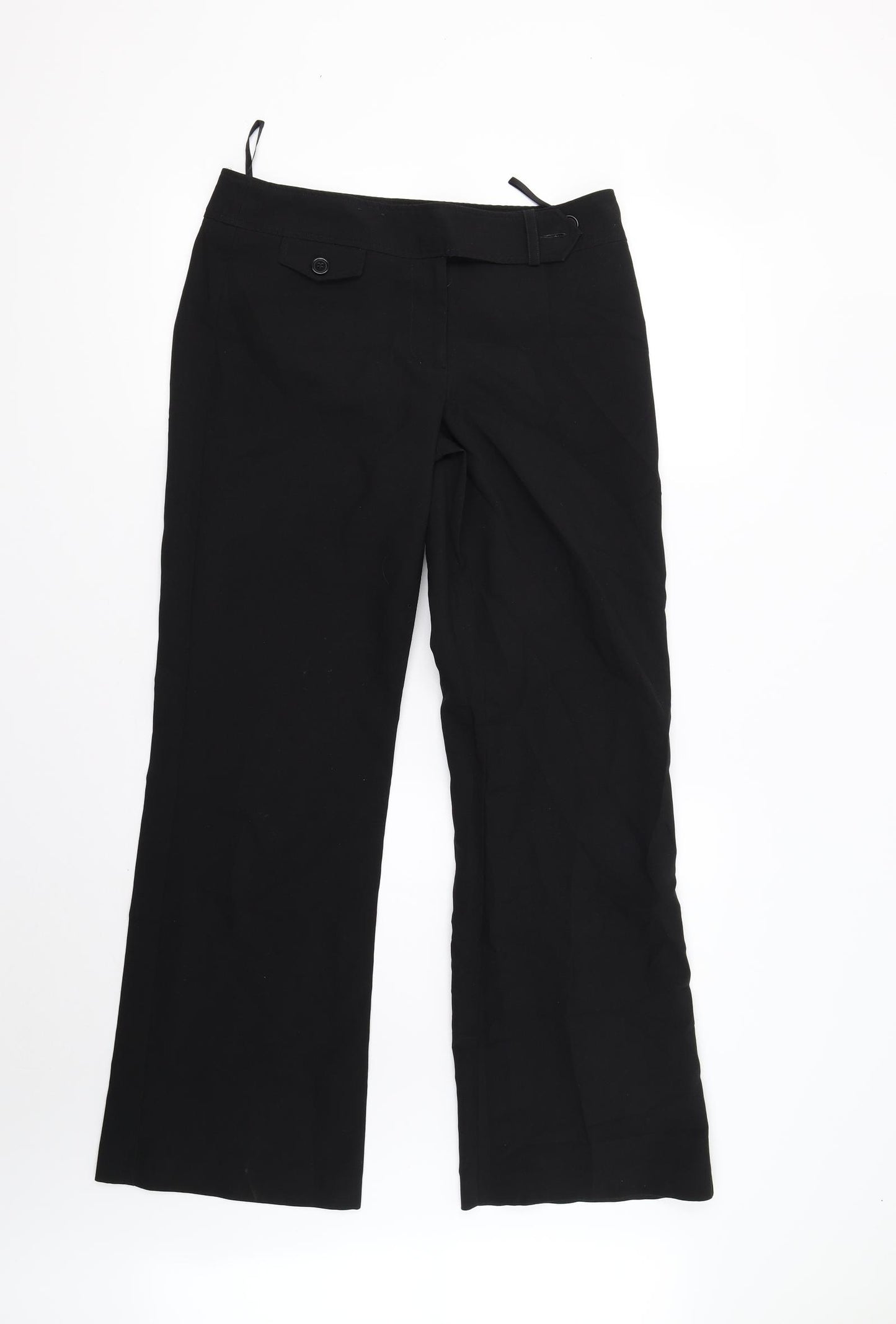 New Look Womens Black   Trousers  Size 10 L31 in