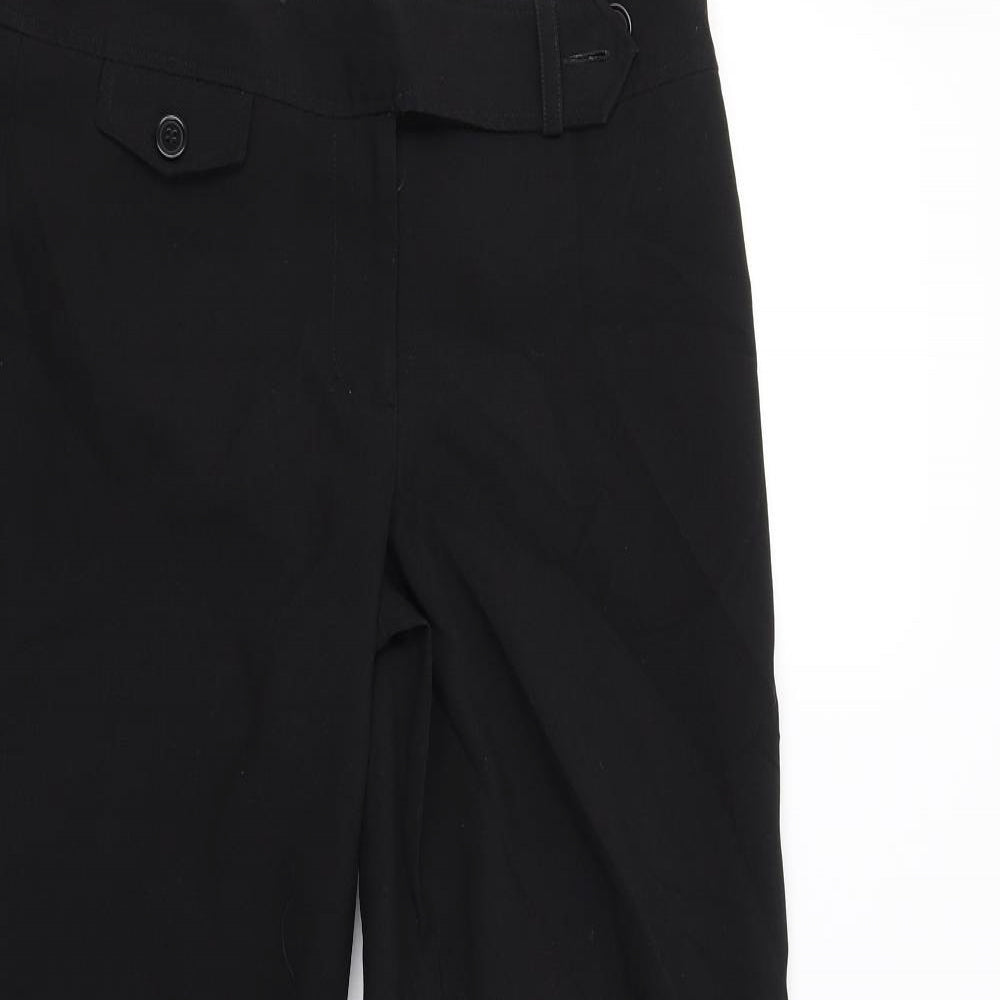 New Look Womens Black   Trousers  Size 10 L31 in