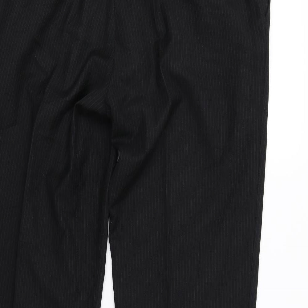 Dehavilland Mens Black Striped  Trousers  Size 34 L30 in
