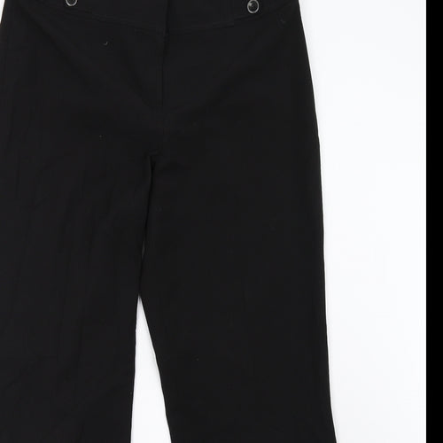 Debenhams Womens Black   Trousers  Size 12 L29 in