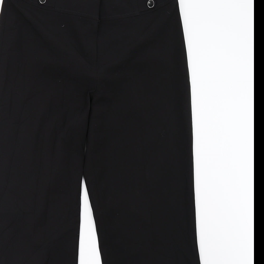 Debenhams Womens Black   Trousers  Size 12 L29 in