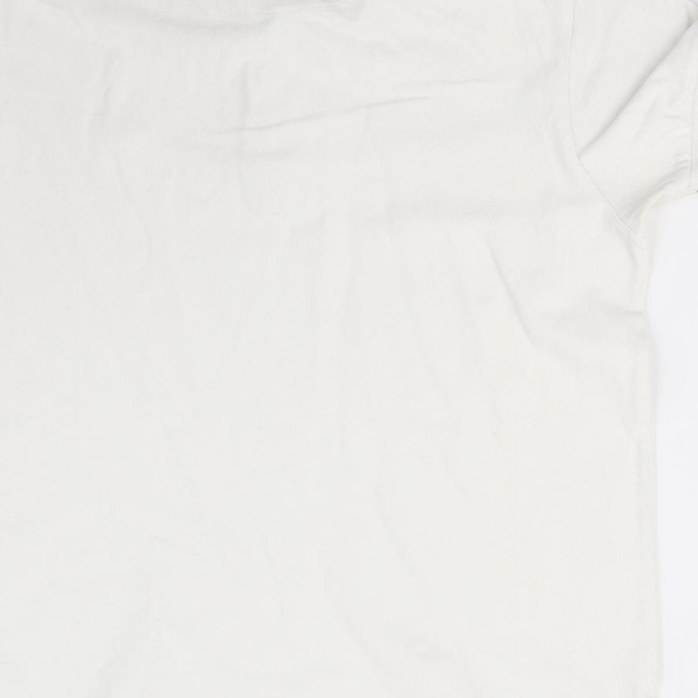 Lyle & Scott Mens White    Polo Size M