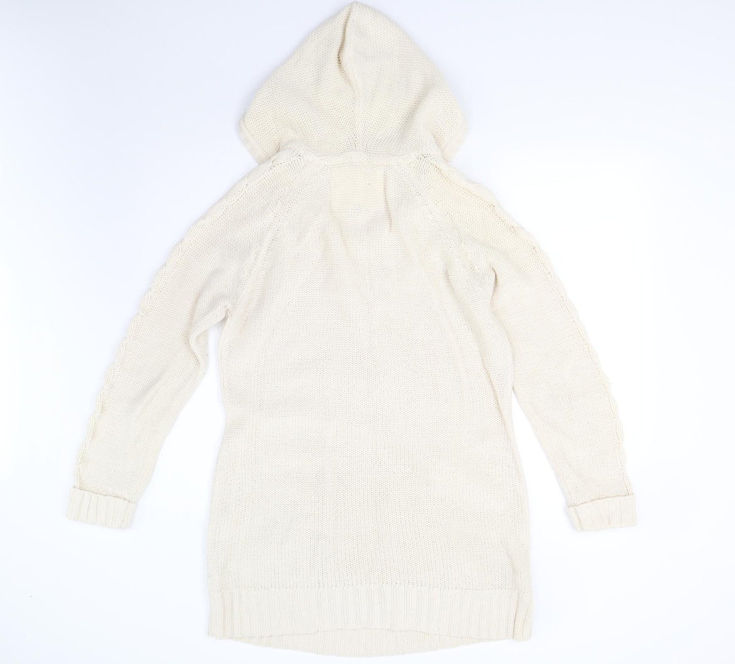 New Look Womens Ivory  Knit Pullover Jumper Size 14