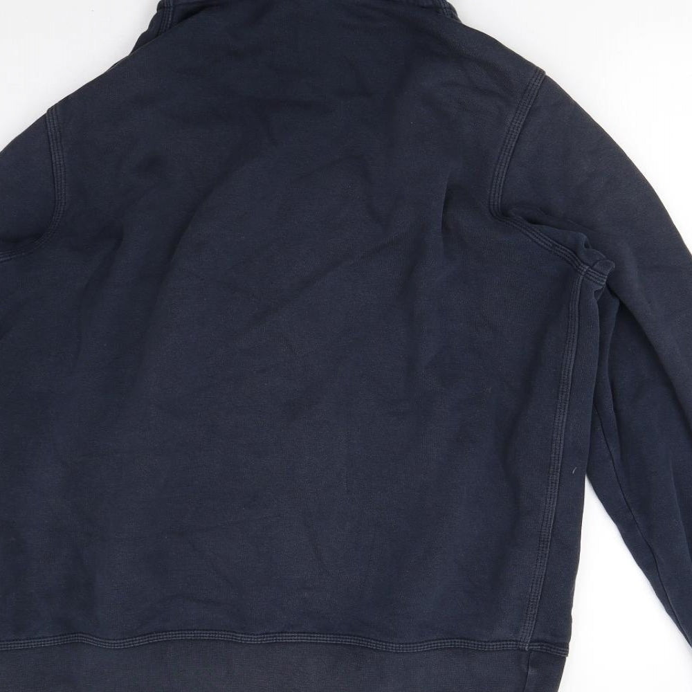 Nike Mens Blue   Full Zip Hoodie Size L