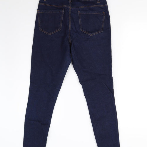 George Womens Blue  Denim Skinny Jeans Size 12 L26 in - Short