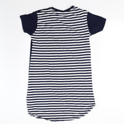 Primark Womens Blue Striped   Nightshirt Size 4  - Harry Potter