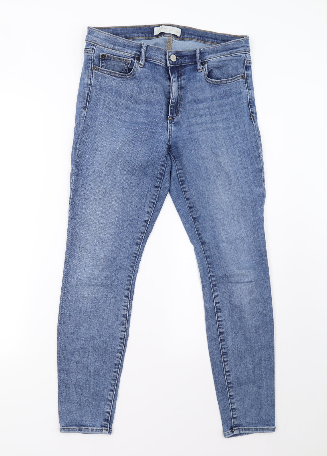Gap Womens Blue  Denim Skinny Jeans Size 30 L27 in - Short