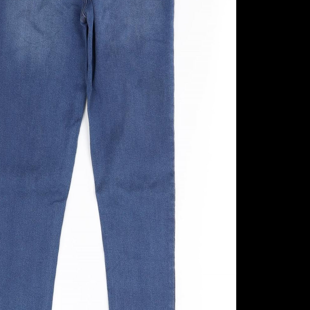 F&F Womens Blue  Denim Jegging Jeans Size 10 L29 in