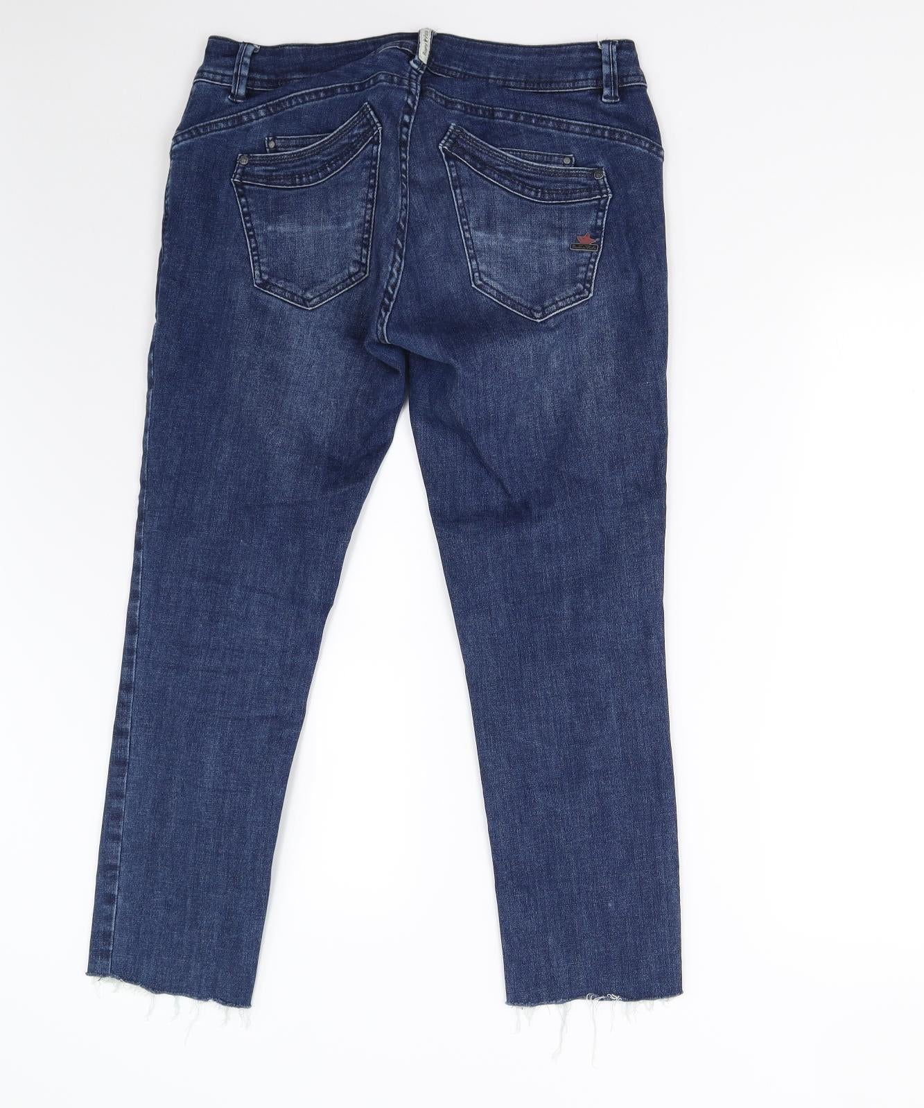 Buena Vista Womens Blue  Denim Cropped Jeans Size 36 L26 in